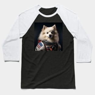 Astro Dog - American Eskimo Dog Baseball T-Shirt